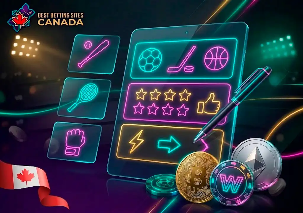 Top crypto sportsbooks in Canada sorted by category and quick picks.